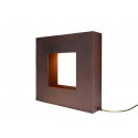 Meubles-design-en-acier-corten-Style-industriel-Acier-corten-intérieur-Intérieur-moderne-Éclairage-moderne-COMUNI | Lampe en ...