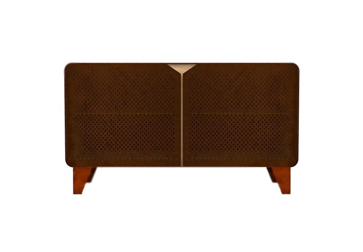 Meubles-design-en-acier-corten-Style-industriel-Acier-corten-intérieur-Intérieur-moderne-SIDEBOARD | Buffet haut en corten