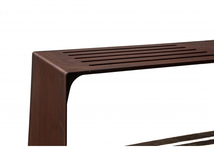 Design-furniture-Italy-Corten-design-Design-made-in-Italy-Italian-design-store-CUT | Corten bench